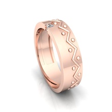 banda 43 joya compromiso boda joyería diamante anillo plata oro enganchar moda libra esterlina colgante pendiente collar belleza pendientes anillos brillante 3d print model - Mito3D