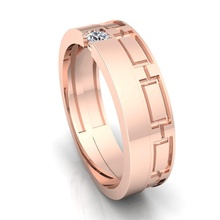 banda 45 joya compromiso Boda joyería diamante anillo plata oro enganchar Moda libra esterlina colgante pendiente collar belleza pendientes anillos precioso 3d print model - Mito3D