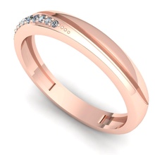 banda 53 joya compromiso Boda joyería diamante anillo plata oro enganchar Moda libra esterlina colgante pendiente collar belleza pendientes anillos 3d print model - Mito3D