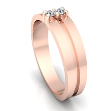 banda 58 joya compromiso Boda joyería diamante anillo plata oro enganchar Moda libra esterlina colgante pendiente collar belleza pendientes anillos precioso 3d print model - Mito3D