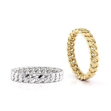 banda anel imprimível 3d modelo v2 joalheria Casamento moda Projeto links elementos prata ouro EUA Europa acessório beleza eternidade 3d print model - Mito3D