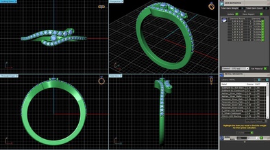 gruppo musicale design sku 018 nozze nuziale squillare gioielleria anelli 3d print model - Mito3D