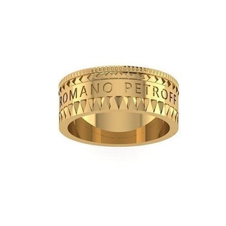 band ring gold luxury shining jewelry printable rings diamond platinum gem jewel engagement wedding fashion 3d print model - Mito3D