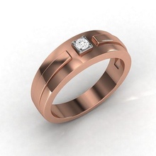 band ring printable diamond jewelry brilliant rings luxury silver gold engagement carat platinum precious gem wedding 3d print model - Mito3D