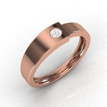 gruppo musicale squillare stampabile diamante gioielleria brillante anelli lusso argento oro fidanzamento carati platino prezioso gemma nozze 3d print model - Mito3D