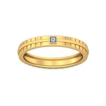 banda anel joalheria ouro imprimível brilhante argolas diamante noivado luxo quilate platina precioso gema prata Casamento 3d print model - Mito3D