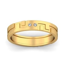 banda anel joalheria ouro imprimível brilhante argolas diamante noivado luxo quilate platina precioso gema prata casamento 3d print model - Mito3D