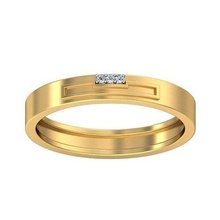 band ring schmuck gold druckbar brillant ringe diamant engagement luxus karat platin wertvoll juwel silber hochzeit 3d print model - Mito3D