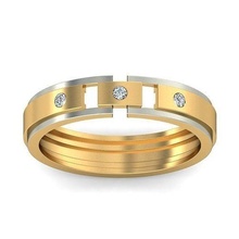 banda anel joalheria ouro imprimível brilhante argolas diamante noivado luxo quilate platina precioso gema prata Casamento 3d print model - Mito3D