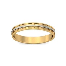 bande bague bijoux or imprimable brillant anneaux diamant engagement luxe carat platine précieux gemme argent mariage 3d print model - Mito3D
