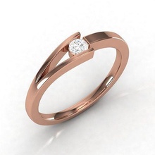 Band Ring druckbar Diamant Schmuck brillant Ringe Luxus Silber Gold Engagement Karat Platin wertvoll Juwel Hochzeit 3d print model - Mito3D