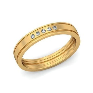 gruppo musicale squillare 003 prezioso nozze brillante lusso gioielleria anelli diamante oro sterlina stampabile platino argento 3d print model - Mito3D