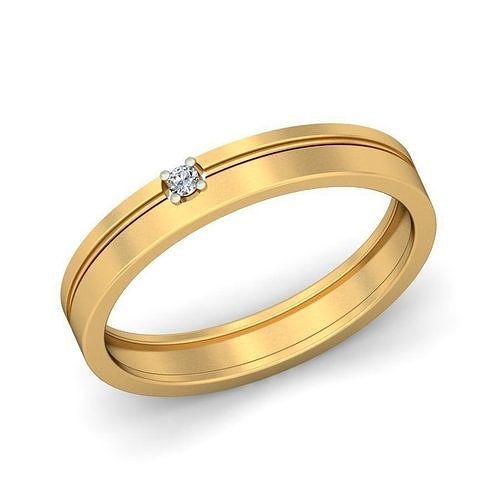 gruppo musicale squillare 011 eternità anelli stampabile platino diamante oro gioielleria argento solitario gemma prezioso nozze brillante lusso metà pieno 3D print model - Mito3D