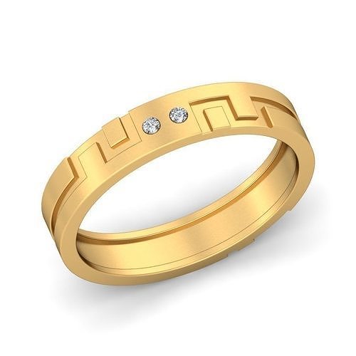 grup yüzük 015 sonsuzluk yüzükler yazdırılabilir platin elmas altın takı gümüş Solitaire mücevher değerli düğün parlak lüks yarım tam 3D print model - Mito3D