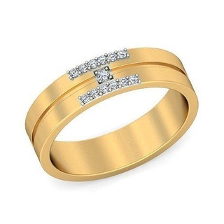 banda anillo 040 eternidad anillos imprimible platino diamante oro joyería joya plata solitario precioso Boda brillante lujo medio completo 3d print model - Mito3D