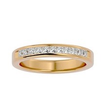 Band Ring Modell Schmuck Gold druckbar brillant Ringe Hochzeit Solitär Diamant Engagement Luxus Karat Platin wertvoll Juwel Silber 3d print model - Mito3D