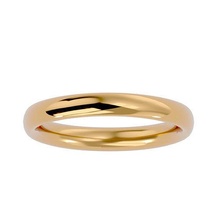 Band Ring Modell Schmuck Gold druckbar brillant Ringe Hochzeit Solitär Diamant einfach Engagement Luxus Platin wertvoll 3d print model - Mito3D