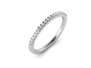 banda anillo modelo lujo oro quilate brillante anillos solitario compromiso diamante joyería joya platino precioso plata imprimible boda 3d print model - Mito3D