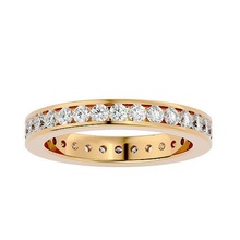 band ring modell schmuck gold druckbar brillant ringe diamant engagement luxus ewigkeit karat solitär platin wertvoll juwel silber hochzeit 3d print model - Mito3D