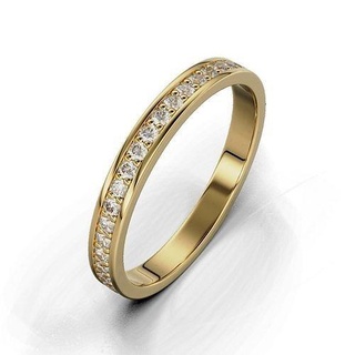 gruppo musicale anelli donna gemma giro 1 3 mm gioielleria oro argento diamante squillare Fidanzamento gioiello stampabile brillante piegare donne nozze moda design 3d print model - Mito3D