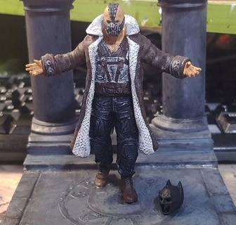 bane dark knight batman villain tom hardy movie character art sculptures 3d print model - Mito3D
