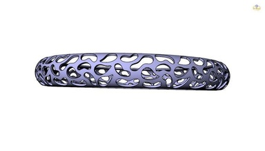bangle 9 3dmodel 3dfiles cadfiles cadmodel moda pulseira jóias joalheria venda acessórios pulseiras 3d print model - Mito3D