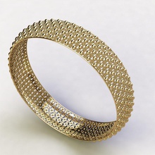 le bracelet en arabe turc bijoux des indiens diamant la fusion arabique arabes d'argent or platine les bracelets 3d print model - Mito3D