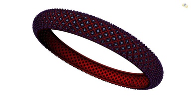 bangle -6 jewelry 3dmodel 3dfiles cadfiles cadmodel bangles bracelate accessories fahsionjewellery jewellery jewelleryforsale bracelets 3d print model - Mito3D