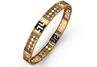 bangle 101 jewelry gold fashion ring beauty diamond wedding jewel jewellery silver design printable engagement platinum cad bracelets 3d print model - Mito3D
