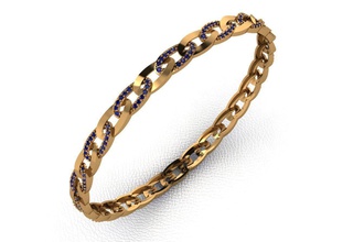 bangle 114 gioielli oro anello la collana moda braccialetto lucente di diamanti gemma stampabile argento engagem diamante fidanzamento matrimonio cad ciondolo e bellezza bracciali 3d print model - Mito3D