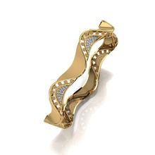 le bracelet de 14 bijoux or l'anneau shining la mode d'argent imprimable anneau collier engagem diamant mariage l'engagement pendentif cad beauté bague en fiançailles rhino les bracelets 3d print model - Mito3D