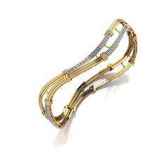 bangle 22 gioielli oro anello lucente moda stampabile argento gemma e bellezza di diamanti fidanzamento gioiello matrimonio cad rhino anelli ciondolo bracciali 3d print model - Mito3D