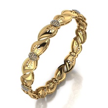 le bracelet de 27 bijoux or shining d'argent imprimable anneau mode collier gem bague en diamant l'anneau s'engager l'engagement fiançailles la beauté joyau rhino cad engagem les bracelets 3d print model - Mito3D