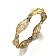 bangle 28 gioielli oro lucente stampabile argento moda gemma ciondolo anello di diamanti engagem la collana diamante matrimonio fidanzamento cad e bellezza bracciali 3d print model - Mito3D
