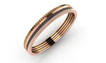 bracelet 77 bijoux or anneau de mode beauté bague en diamant mariage le joyau cad gem l'engagement imprimable l'anneau d'argent engagem solitaire vintag les bracelets 3d print model - Mito3D