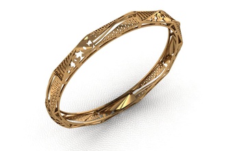 pulseira de 79 jóias ouro anel da forma moda beleza diamante casamento jóia o cad platina brilhantes gem engajamento printable prata noivado engagem pulseiras 3d print model - Mito3D