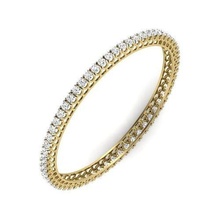 bracelet 3dm rendre diamant gemme imprimable bijou bijoux goujat platine bracelets mariage engagement argent or sterling blanc brillant 3d print model - Mito3D
