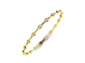 brazalete pulsera 3dm diamante flor joyería joya Moda accesorios oro mujer diseño esposas plata imprimible anillo Boda compromiso 3d print model - Mito3D