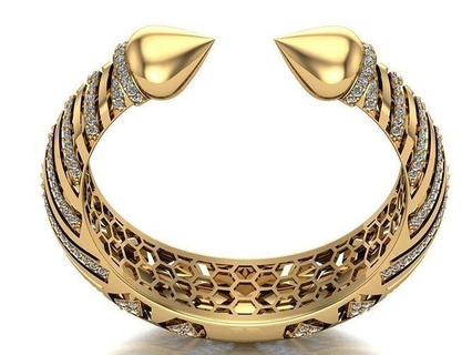 bracelet bijoux modèle produire code btf001 Collier or argent pendentif diamant pendentifs bijou gemme sterling platine bague luxe blanc anneaux mode beauté précieux bracelets 3d print model - Mito3D