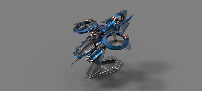 banshees re-design starcraft2 starcraft banshee games toys fighter aircraft art sculptures 3d print model - Mito3D