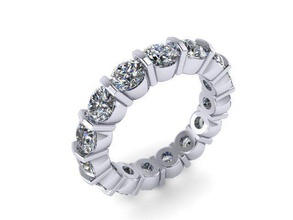 bar estilo anillo 78 diamante joyería joya oro plata imprimible boda compromiso blanco libra esterlina moda platino brillante enganchar belleza anillos 3d print model - Mito3D