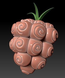 trozo diablo Fruta calesa Akuma diablos anime capitán piezas comida Arte esculturas 3d print model - Mito3D
