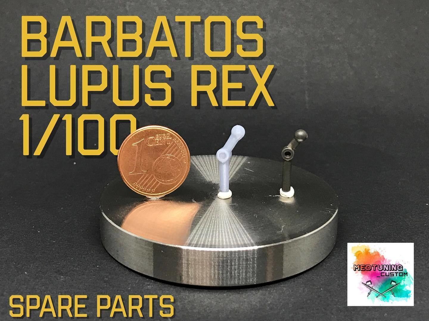 viril lupus rex Ricambio piston rechange barbatoslupusrex Bandai medtuning pièces Jeux jouets 3D print model - Mito3D
