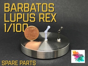 varonil lupus rex ricambio pistón repuesto barbatoslupusrex bandai medtuning piezas juegos juguetes 3d print model - Mito3D
