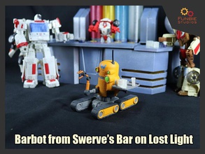 scazzone sterza bar on perso luce trasformatori idw i fumetti giochi giocattoli 3d print model - Mito3D