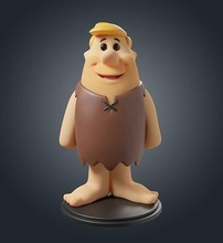 barney escombros picapiedra personaje niño dibujos animados tv fred hannabarbera hanna barbera lindo coleccionable imprimible estatua juguetes miniatura juegos 3d print model - Mito3D