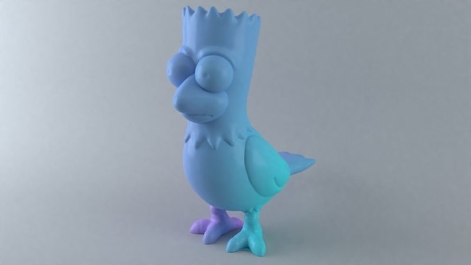 bart raven simpsons homer simpson lisa marge homero maggie desenho animado matt groening milhouse socorro ned krusty nelson ferreiros moe ralphwiggum jogos brinquedos 3D print model - Mito3D