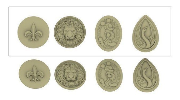 bas relief 3d designs cnc engraving fleur lion mickeymouse mickey disney pendant jewellery cnc carving artcam jdpaint zbrush art sculptures  3d print model - Mito3D