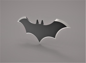 base batman batarang modello 3d stampa retrò acciaio arma stampabile mischia dc eroe i fumetti gioco replica fai giochi giocattoli 3d print model - Mito3D