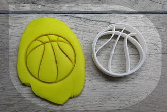 baloncesto galleta cortador magdalena fondant sombrero copa juegos jordán casa cocina comida cumpleaños pastel nupcial novio novia 3d print model - Mito3D